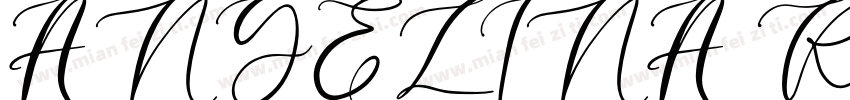 ANGELINA RACHMI字体转换
